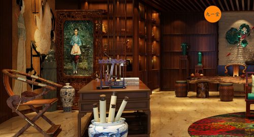 茶藝館設計藝術氛圍的烘托(三)